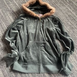 Juicy Couture Velour Track Jacket